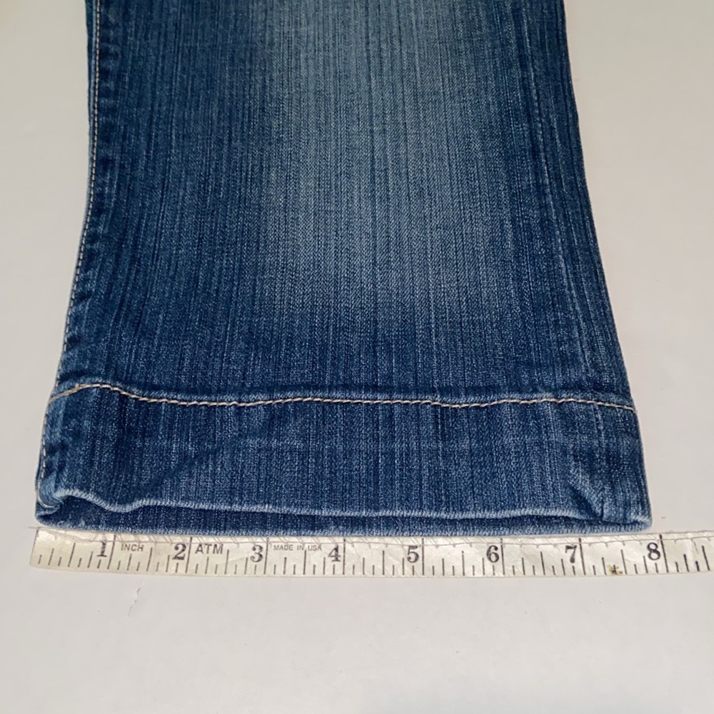 BKE Denim Madison Stretch Distressed Women’s Size 29 Capri Blue Jeans - Picture 14 of 14